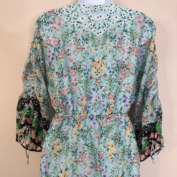 Alice + Olivia Floral Maxi Dress Size 2 Multicolor Garden Party Wedding Guest - Picture 12 of 14